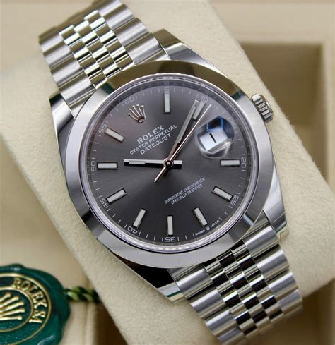 rolex datejust graues zifferblatt|rolex datejust 41 modelle.